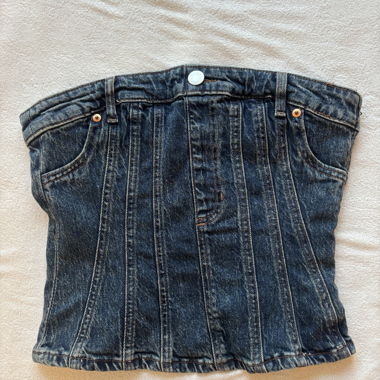 Jeans Corsetto con Cerniera