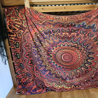 Trippy wandtuch tapestry