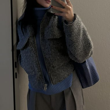 graue Zara-Jacke