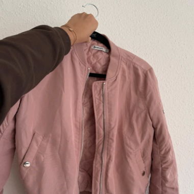 Bomber rose stradivarius - taille S