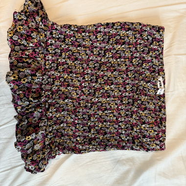 Floral mini skirt