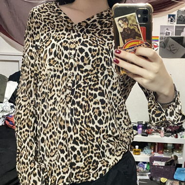 leo print shirt