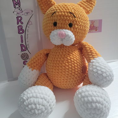 Orange Amigurumi Cat