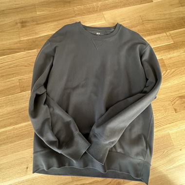 Felpa Uniqlo grigio scuro