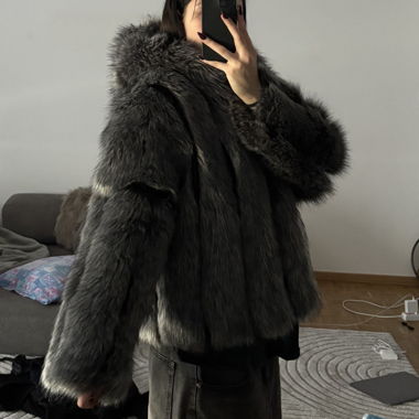 faux fur coat