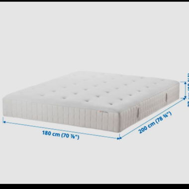 Materasso HYLLSTAD a molle insacchettate IKEA 180x200 cm