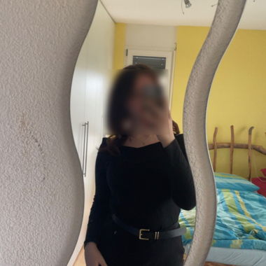 Schwarzes Langarmkleid Gr. XL 
