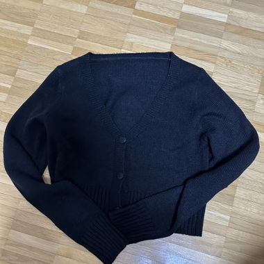 Strickjacke schwarz