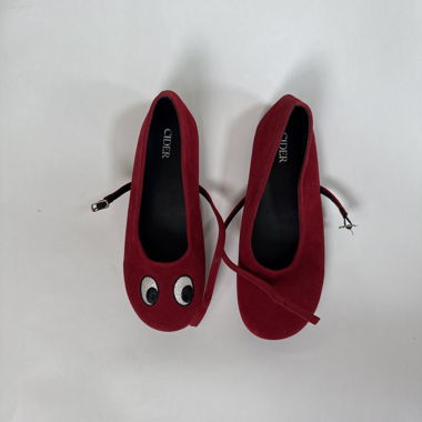 Ballerine rosse CIDER con occhi