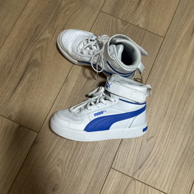 White Puma High-Top Sneakers