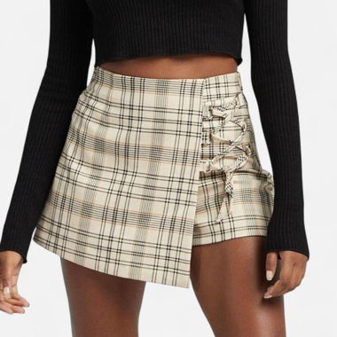 Plaid Skort