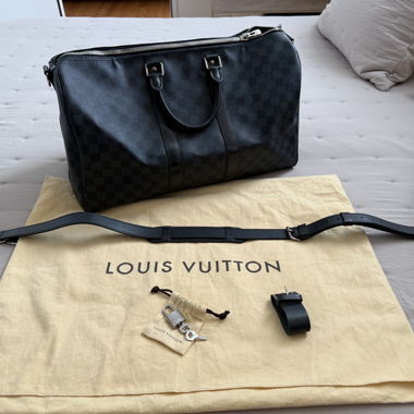 Louis Vuitton Keepaal Damier Bag