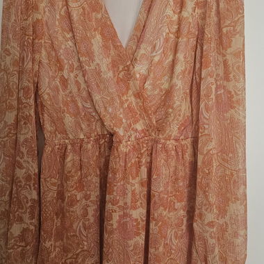 Robe portefeuille Amisu à motifs