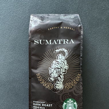unopened Starbucks dark roast whole bean coffee