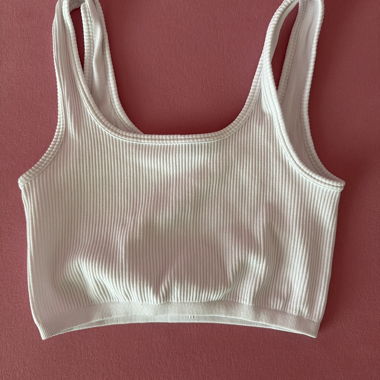 Top a coste bianco