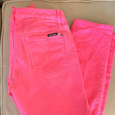 Jeans rosa DSQUARED2 Tag. 46