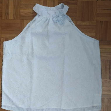 Top Shein light blue with flower/Top Shein