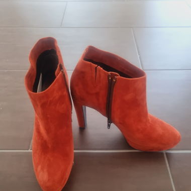 Leder Stiefellette