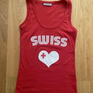 Canotta Swiss rossa