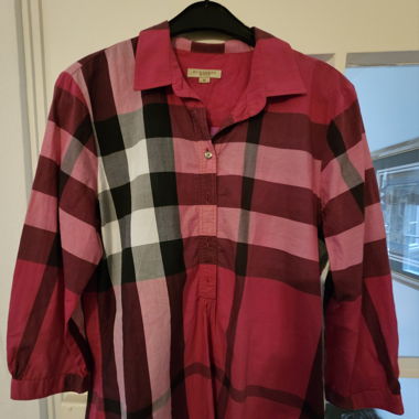 Chemise Burberry Brit Rose Tartan Femme M 