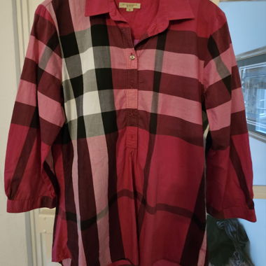 Camicia Burberry Brit Rose Tartan Donna M