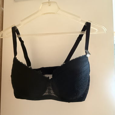 Black Lace Bra