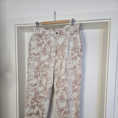 Pantalon denim/jeans rose beige
