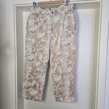 Pantalon denim/jeans rose beige