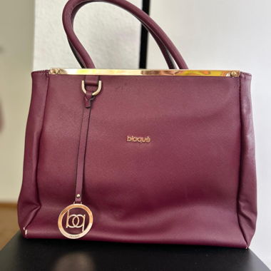 Borsa a mano Blaqué - pelle bordeaux