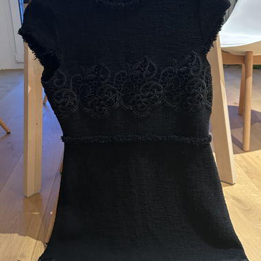 Abito nero in pizzo di Zara