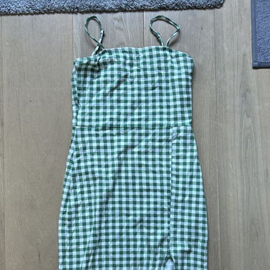 kariertes Sommerkleid 