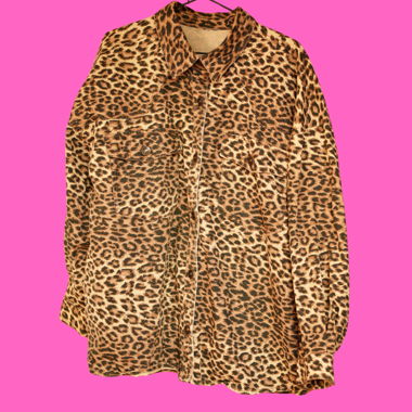 LEO PRINT JEANS JACKET