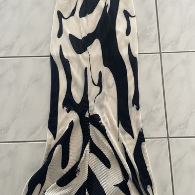 Plissierter Maxi Rock