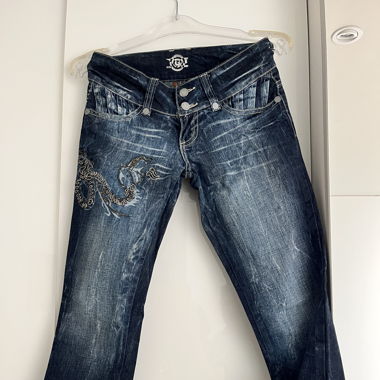 Jeans 3/4 Hose
