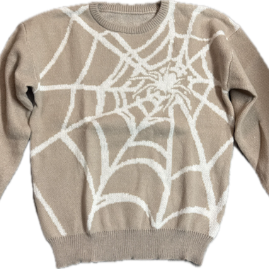 Maglione con motivo a ragno