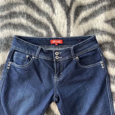 Dark Blue Bootcut Jeans