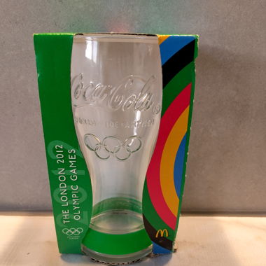 2012 London Olympia Cola Glas 1 Stück in Grün_1