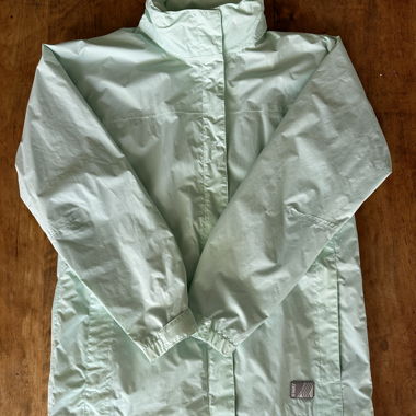 Giacca K-Way leggera color menta