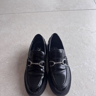 Zara Black Loafers 37