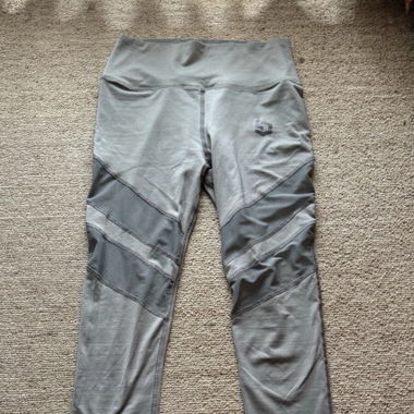 Highlight Leggings Grey with Mesh