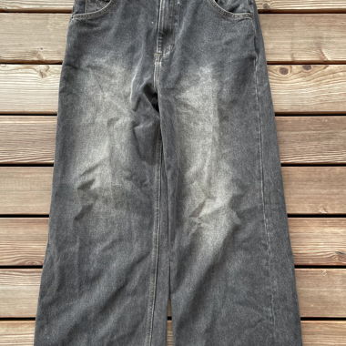 Minga London jeans wide neri W26