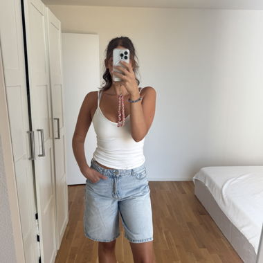 Short en jean bleu clair EU 38
