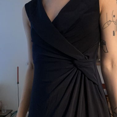 Lauren Ralph Lauren Jersey off the shoulder gown