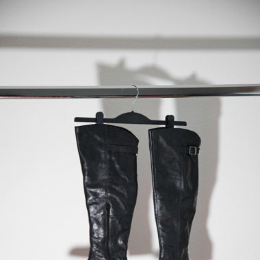 Leder Over-Knee-Boots 