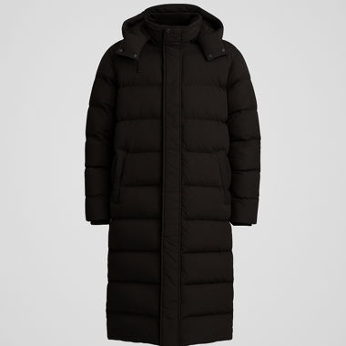 Zara Long Puffer Coat - Size M