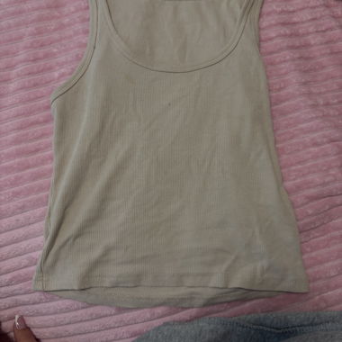 Canotta beige da donna