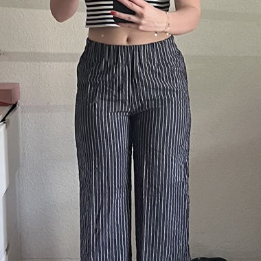 Gestreifte Sommerhosen