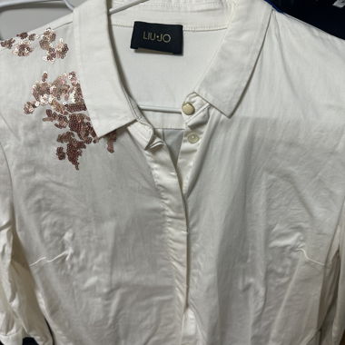 LIU JO Bluse mit Pailletten