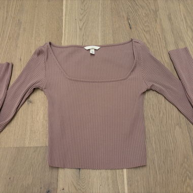 Ribbed Long Sleeve Top