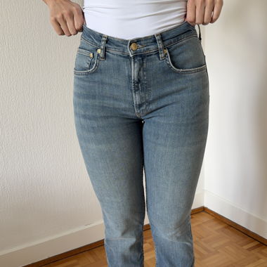 High-Waist Slim-Jeans